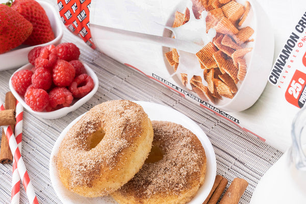 Cinnamon Crunch Protein Donuts