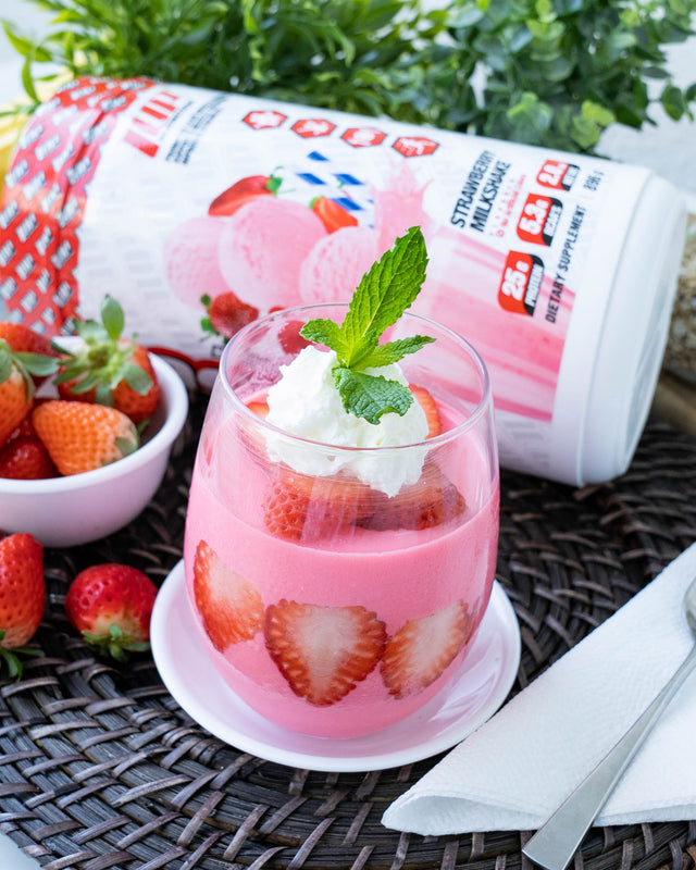 Strawberry Protein Jello Mousse 1 Up Nutrition