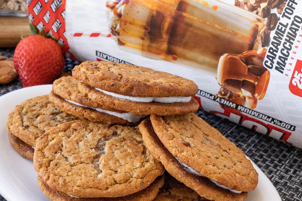 Protein Cookies sandwich