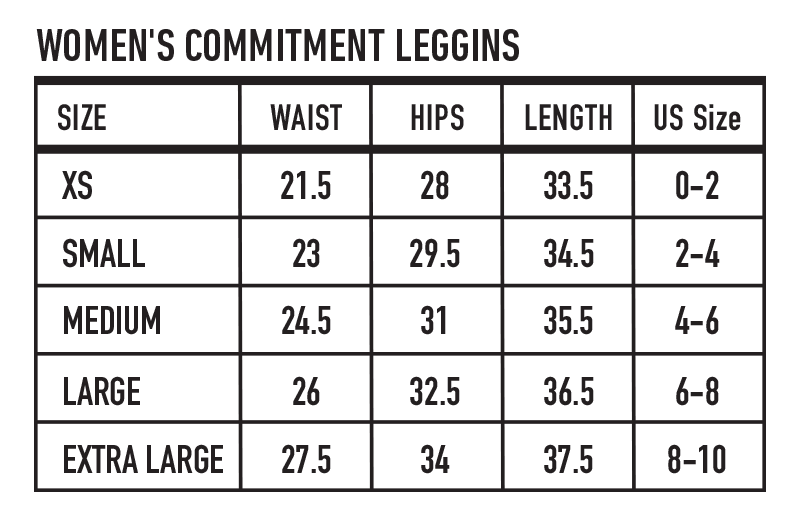 Women's Commitment Leggings Black
