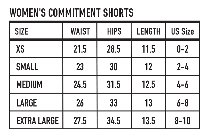 Women's Commitment Shorts Hawaiian Surf