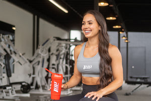 1UP Nutrition Athlete Ashley Flores crushing a workout.