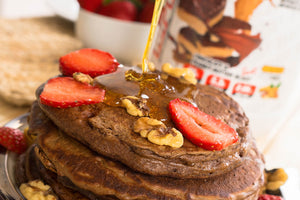 Chocolate Protein Pancakes