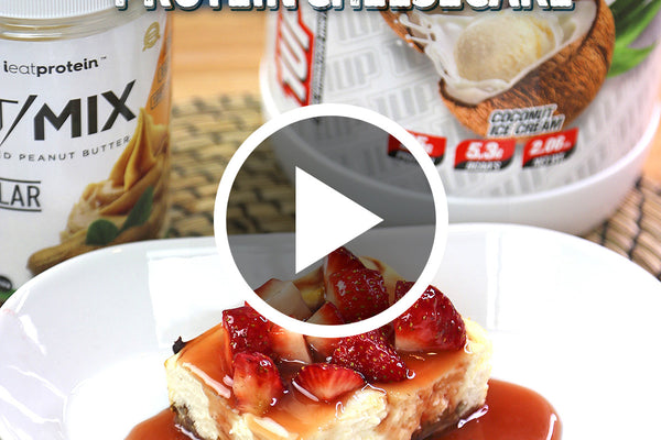 Coconut-Peanut Butter Protein Cheesecake