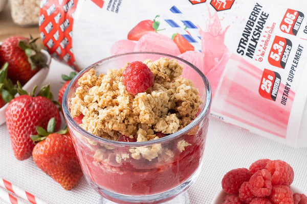 Strawberry Protein Crumble