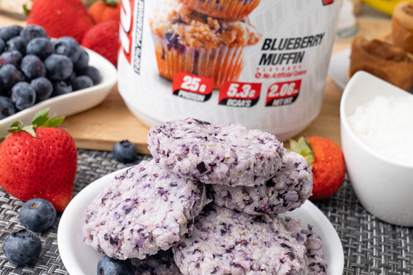Blueberry Protein Cookies