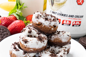 Cookies and Cream protein donuts