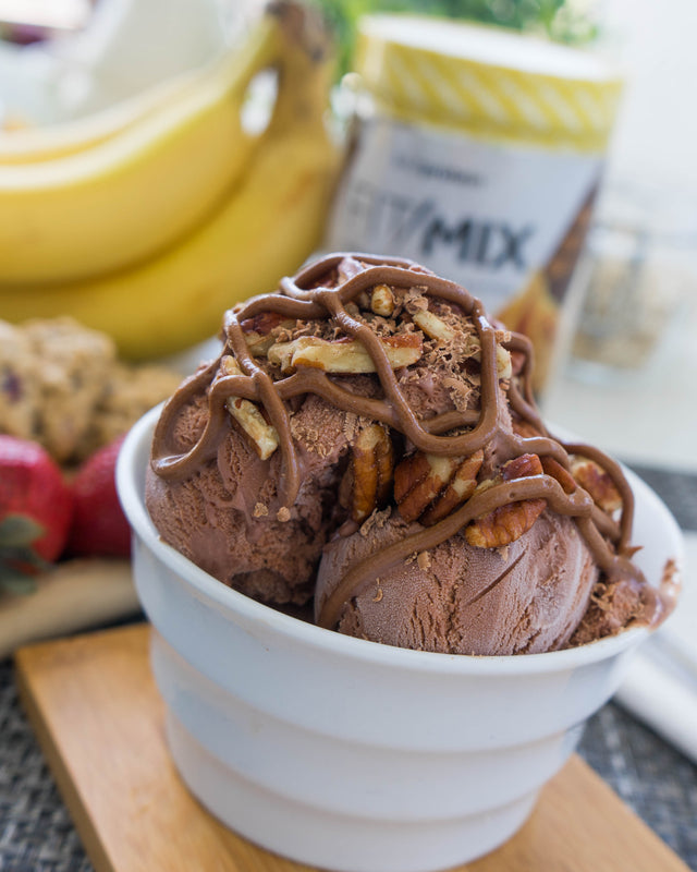 ChocolatePeanut Butter Protein Ice Cream 1 Up Nutrition
