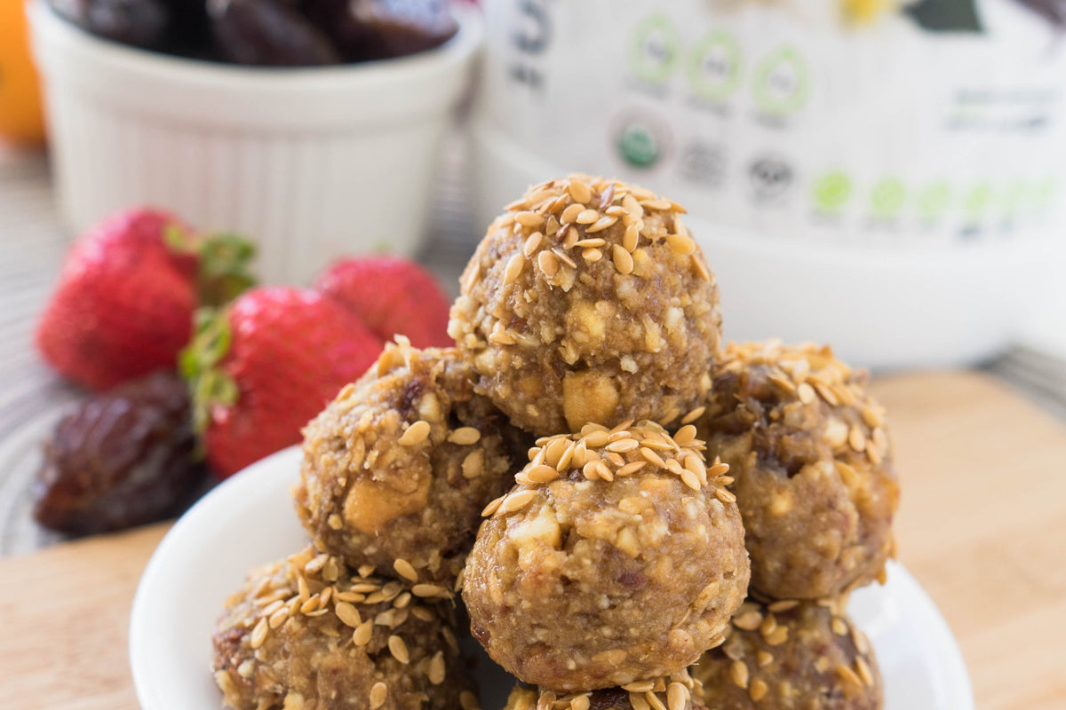 Vegan Protein Energy Bites 1 Up Nutrition