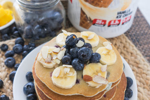 Blueberry Protein Pancakes