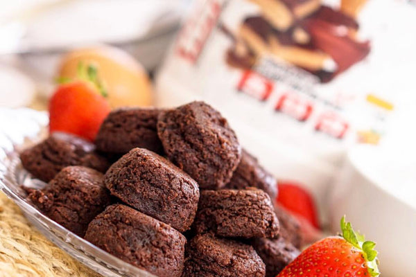 High PROTEIN double chocolate muffins
