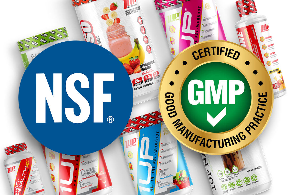 What is GMP and Why is NSF Certification More Important? 1 Up Nutrition