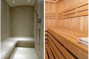 Saunas vs Steam Rooms