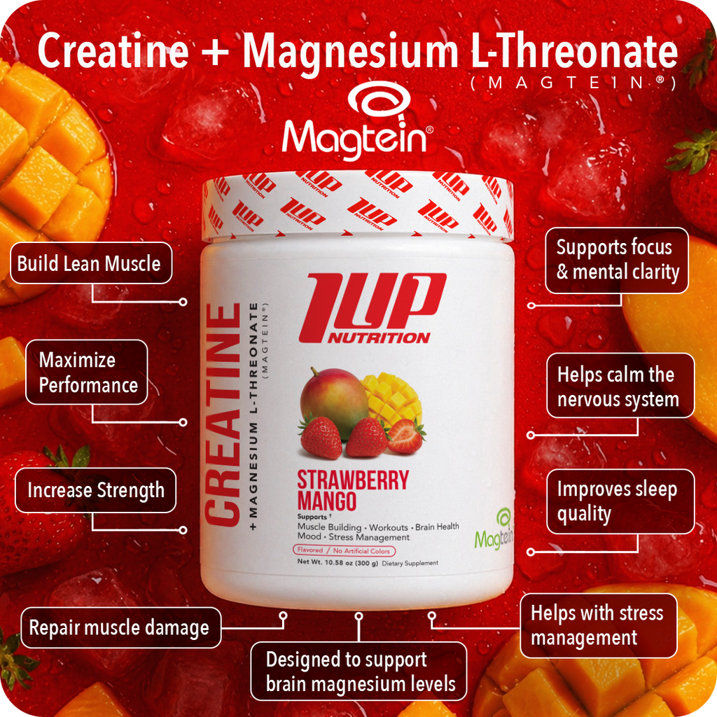 Creatine + Magnesium L-Threonate (Magtein ) Sour Pink Lemonade Creatine + Magnesium L-Threonate (Magtein ) Sour Pink Lemonade