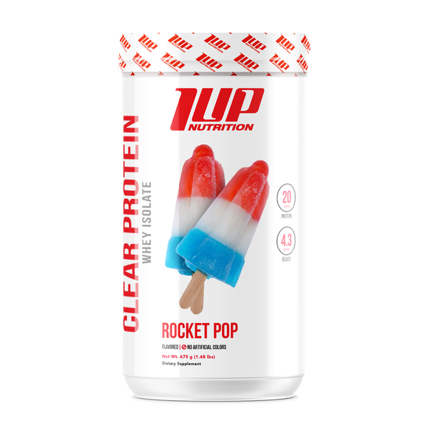 1Up Nutrition Shaker With Powder Storage. Red And White. Brand New