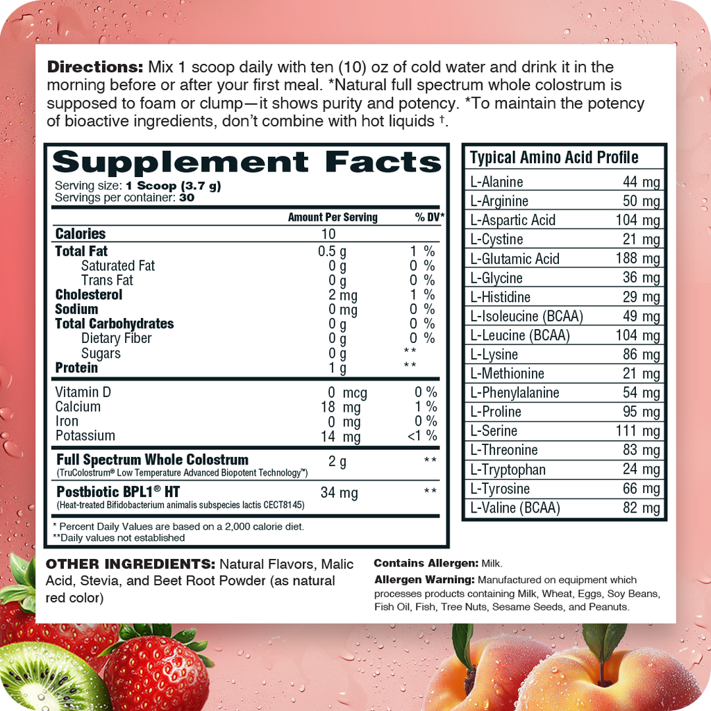 Colostrum + Metabolic Postbiotic