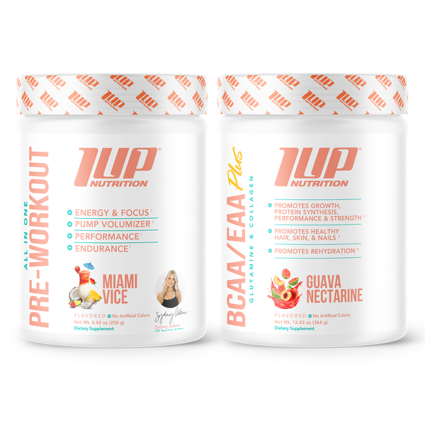 1 up nutrition bcaa glutamine and l carnitine Tri-Carb helps convert fat into energy BCAA - Amino Acids