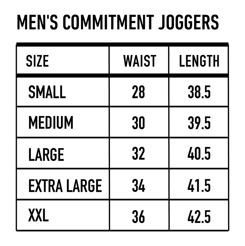 Men's Commitment Joggers Black
