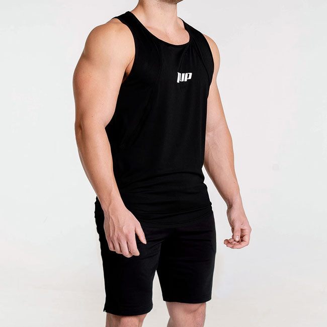 Men's Tank Top & Shorts Black Combo