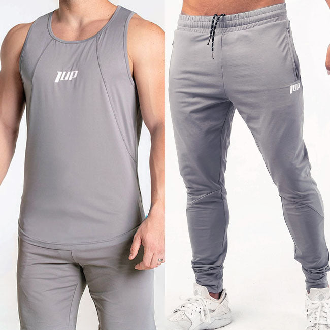 Tank Top & Joggers Shark Skin Combo