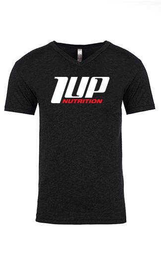 1UP Nutrition Men's Black  V-neck